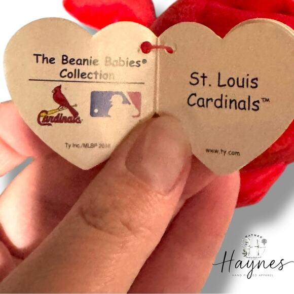 TY | STL St.Louis Cardinals MLB Beanie Baby - Teddy Bear by Ty {93} - Picture 4 of 5